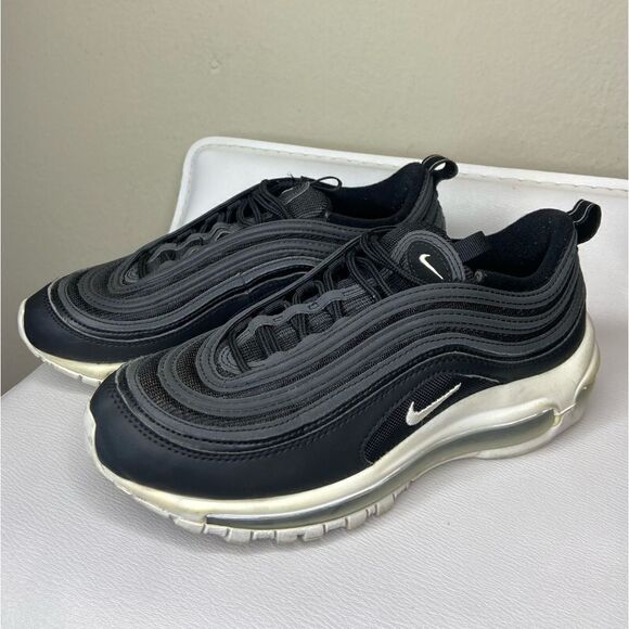 Nike Black Air Max 97 Sneakers Size 6Y - Picture 4 of 9